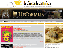 Tablet Screenshot of historialia.com